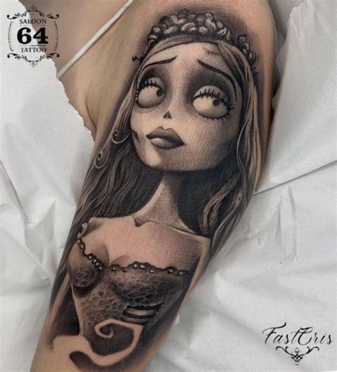 Image result for Tim Burton Corpse Bride Tattoo Stencils
