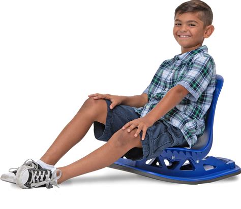 Virco Zuma Floor Rocker Chair - Black - 1 Each - Office Supply Hut