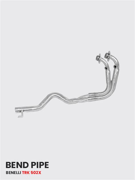 Exhaust BEND Pipe FOR Benelli TRK 502 X Stainless Steel (only Bend Pip ...