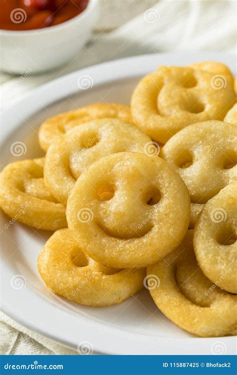 Homemade Smiley Face French Fries Stock Image - Image of potatoes ...