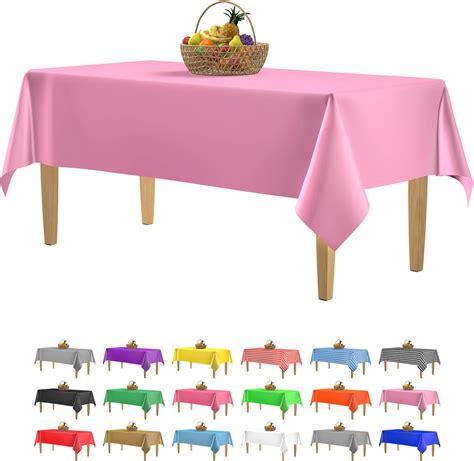 Amazon.com: Pureegg Premium Disposable Table Cloth - 10 Pack, 54 x 108 ...