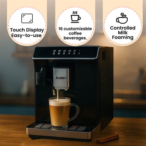 Budan Brew500 Fully Automatic Coffee Machines for Home & Office ...