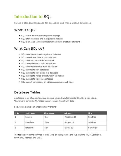 Image result for SQL Database Intro