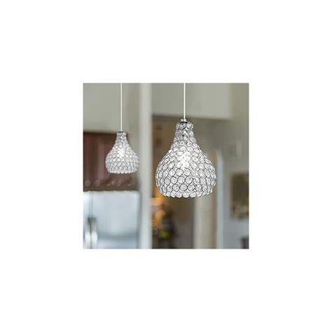 Buy Depuley Crystal Pendant Light, Modern Adjustable Hanging Light ...