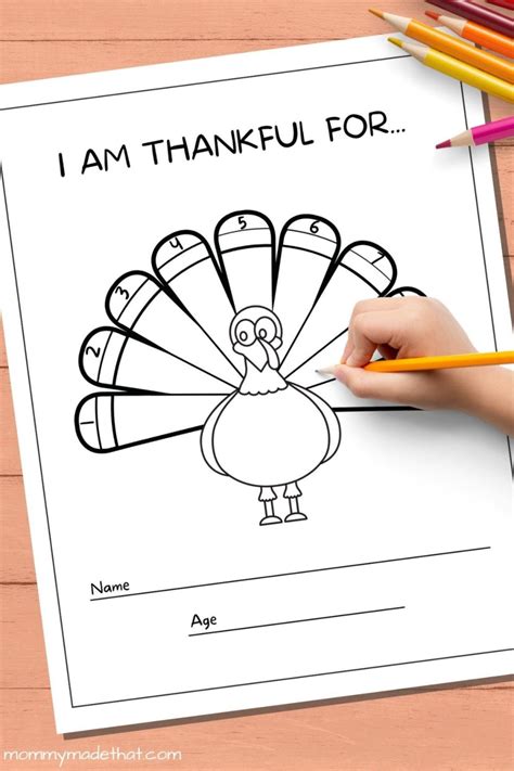 Thanksgiving Crafts Preschool Free Printable | Fanny Printable