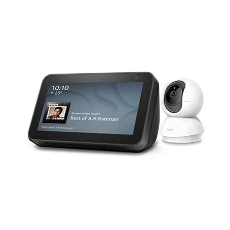 Echo Show 5-2nd Gen (Black) combo with TP-Link indoor security camera ...