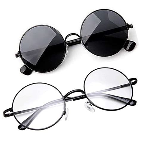 Buy LAER Protected Round Unisex Sunglasses Combo (3, Multicolour Lens ...
