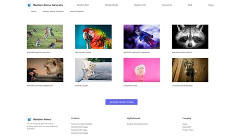 Image result for Random Animal Generator