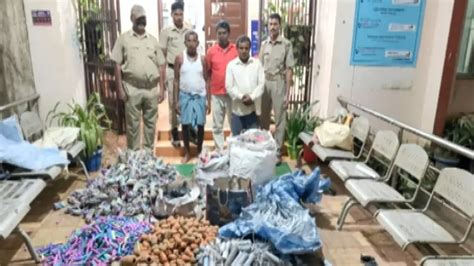 Police raid illegal firecracker factory in Mayurbhanj, 3 detained