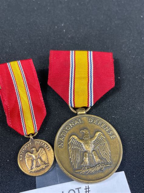 National Defence Medal with Miniature
