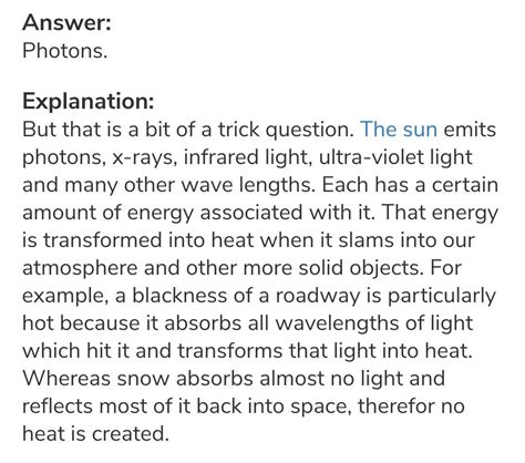 how does the heat from the sun reach us - Brainly.in