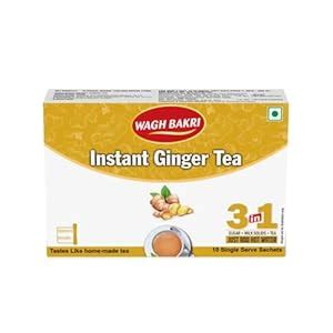 Wagh Bakri Ginger Instant Tea Premix, 140 Grams - Powder : Amazon.in ...