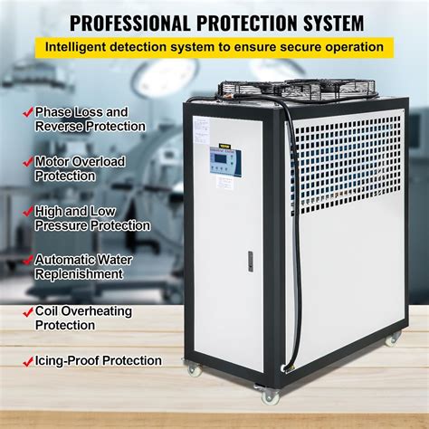 VEVOR Air Cooled Water Chiller 5 Ton Portable, 5Hp India | Ubuy