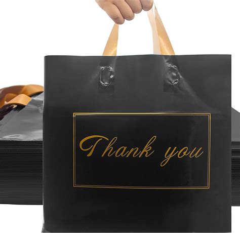 Amazon.com: WAKAKO 60 Pack Thank You Bags Shopping Bags, 12x15 Inch ...