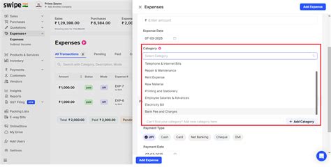 How to create Expense in web? - General - Swipe