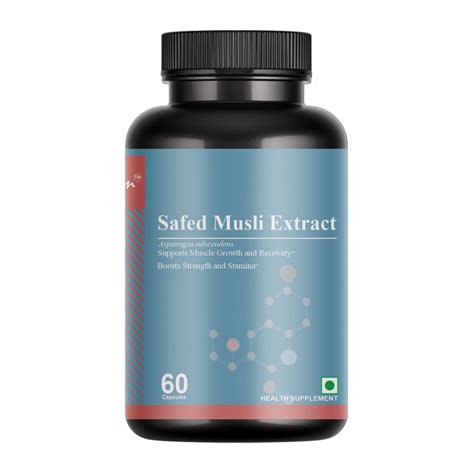 Bioven Safed Musli Extract 500mg ∣ High Potency Chlorophytum Borivilia ...