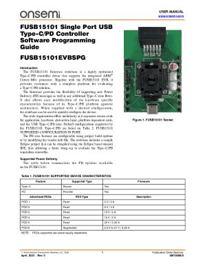 Fillable Online UM70088 - FUSB15101 Single Port USB Type-C/PD ...