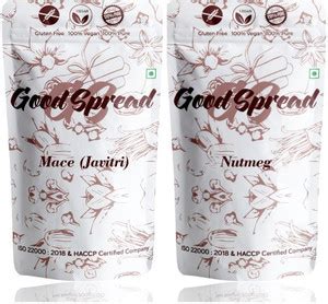 GoodSpread Organic Jumbo Size Nutmeg & Mace (Javitri) Pack of Price in ...