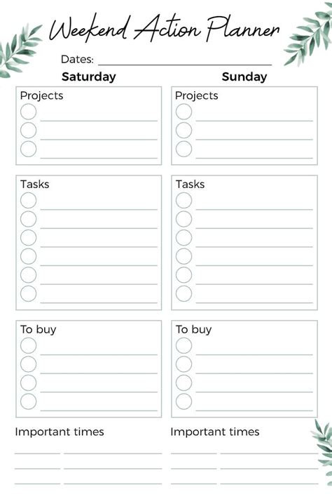 Image result for 3-Day Weekend Programming Template