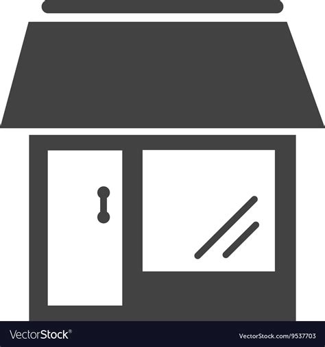 Samll Shop Vector Image 的图像结果