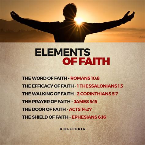 Features of faith according to the bible – Artofit