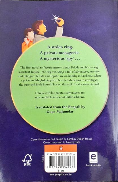 The Adventures Of Feluda The Emperor's Ring – Books and You