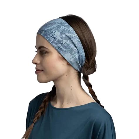 BUFF Unisex Blue COOLNET UV WIDE HEADBAND LAVEN MIST – Adventuras India