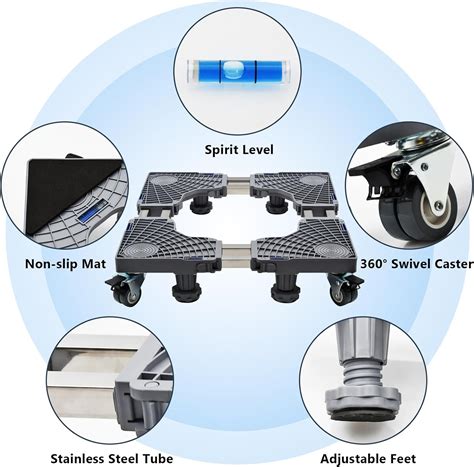 WBJKZJD Updated Fridge Stand Mobile Base with Double Pipes 4 India | Ubuy