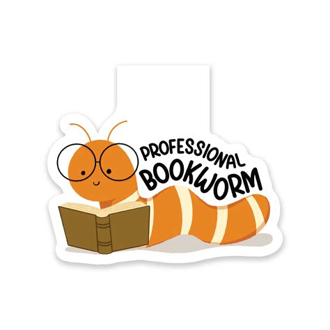 Professional Bookworm Magnetic Bookmark – Riya Designs