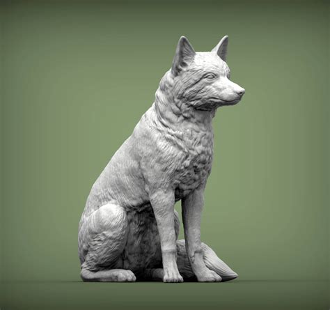 Fox 3D Print Model by Alexander3dart