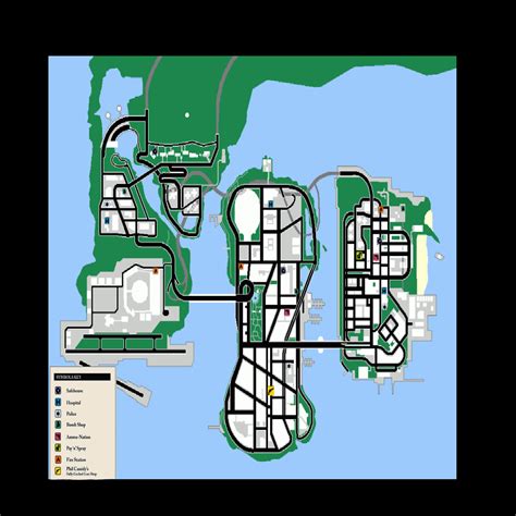 Скачать Grand Theft Auto 3 "Map Mod (улучшенная версия 0.1 )" - Карты