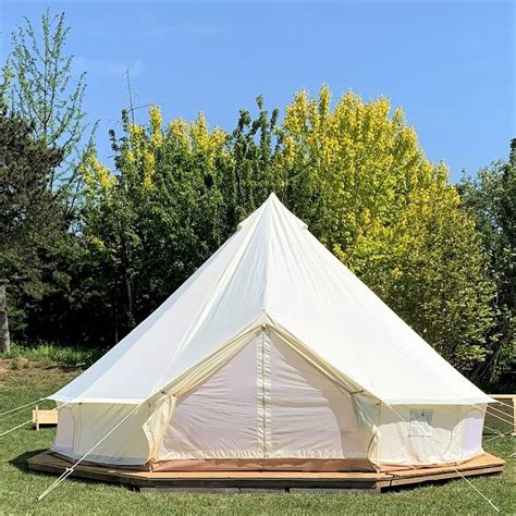 Buy Luxury New Oxford Fabric Bell Tent with Stove Jack sidewall ...