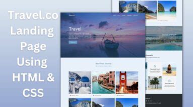 Image result for Create Travel Website Using HTML/CSS JS