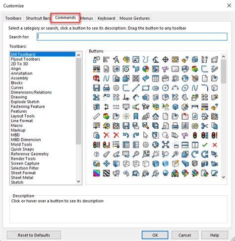 Image result for SolidWorks Command