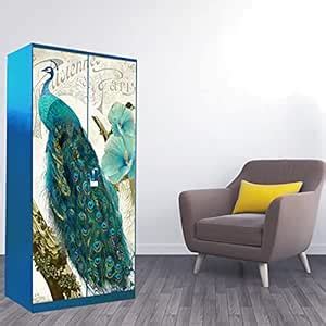 WallDaddy Wallpaper Extra Large Self Adhesive Model (PeacockAlmira ...