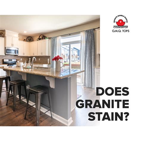 Granite Countertops GMQ Tops - Does Granite Stain?