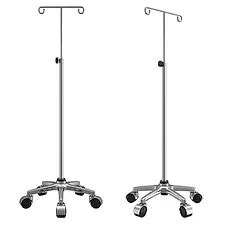 AMPL-3007 I.V. Stands-M.S./S.S.| Accure Medical Pvt. Ltd.
