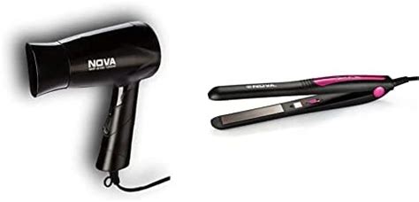 Nova Nhp 8100 Silky Shine 1200 Watts Hot And Cold Foldable Hair Dryer ...