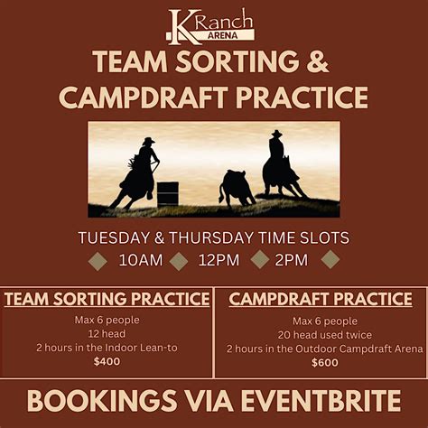 Team Sorting & Campdraft Practice, K Ranch Arena, Mount Hunter, 10 ...