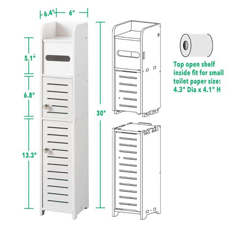 Snapklik.com : TuoxinEM Small Bathroom Storage Cabinet For Small Spaces ...