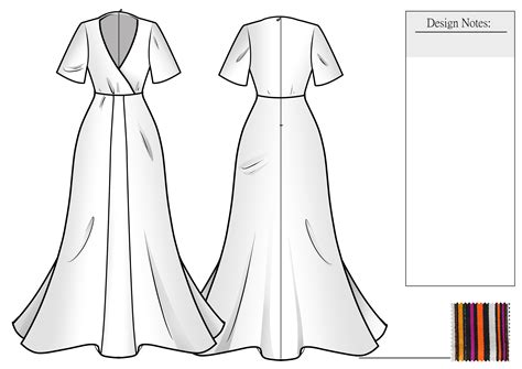 Dress Flat Sketch