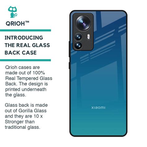 Celestial Blue Mi 12 Pro 5G Glass Back Cover - Flat 35% Off On Mi 12 ...