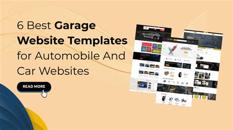 6 Best Garage Website Templates for Automobile And Car Websites ...