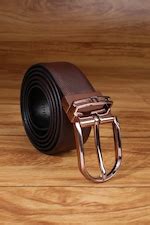 Buy Men Brown Textured Leather Belt Online - 39705116 | Peter England