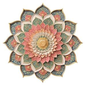 Buy NUOSHOPPING® Handcrafted Paper Quilling Floral Rangoli Wall Art ...