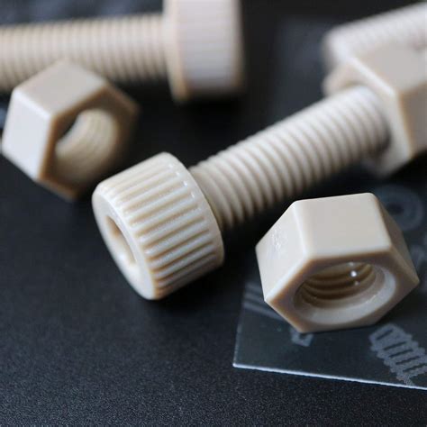 5 x PEEK Hex Socket Head Screw M8 x 40mm Nuts & Bolts - Peek Plastic ...