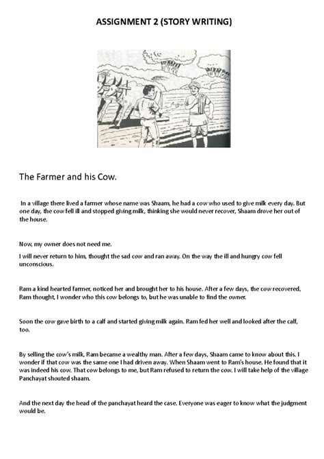 Buisness Communication Assignment BY Divyansh - ASSIGNMENT 2 (STORY ...