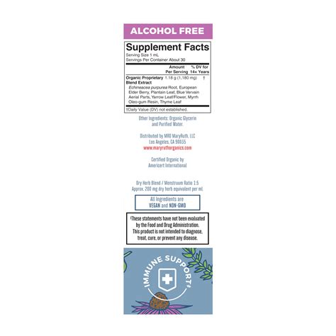 Mary Ruth's - Organic Lymphatic Support Liquid Extract - 1 fl oz (30 ...