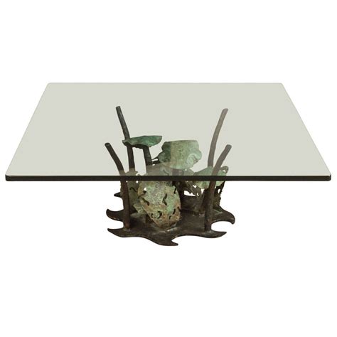 Silas Seandel - Brutalist Woodland Coffee Table | Vintage brutalist ...