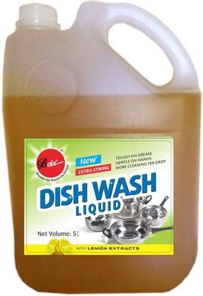 Bdel Dishwash Conc. Liquid 5 Liter Dish Cleaning Gel Price in India ...